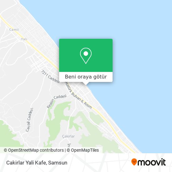 Cakirlar Yali Kafe harita