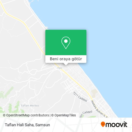 Taflan Hali Saha harita