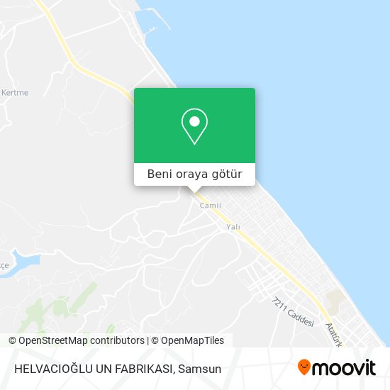 HELVACIOĞLU UN FABRIKASI harita