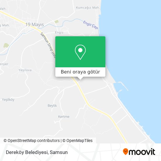 Dereköy Belediyesi harita