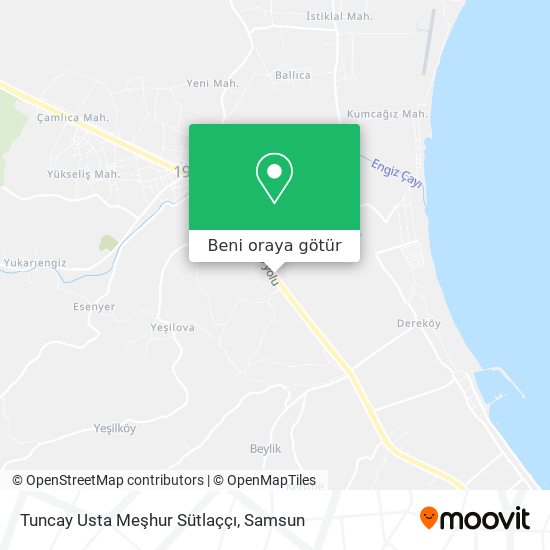 Tuncay Usta Meşhur Sütlaççı harita