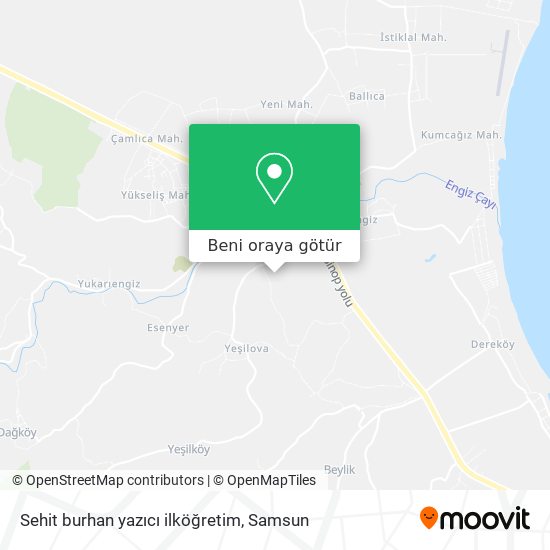 Sehit burhan yazıcı ilköğretim harita