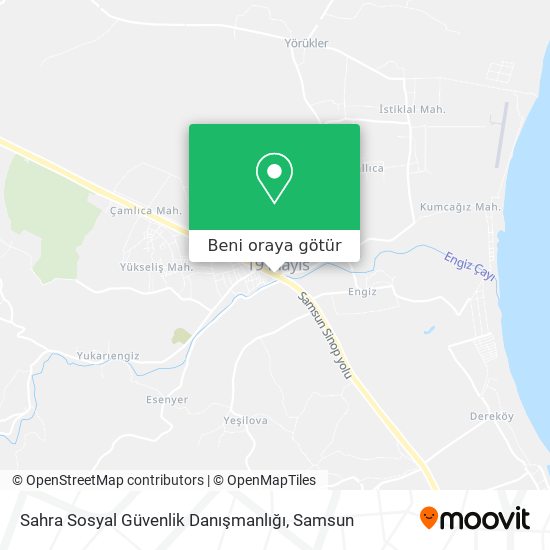 Sahra Sosyal Güvenlik Danışmanlığı harita