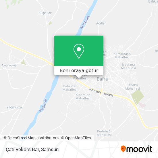 Çatı Rekors Bar harita