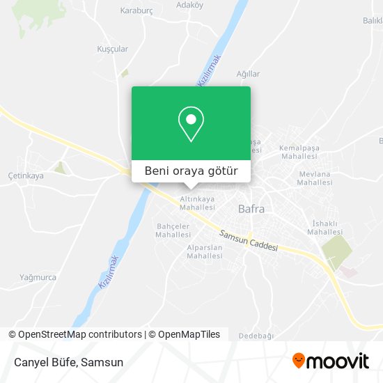 Canyel Büfe harita