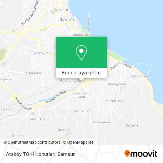 Ataköy TOKİ Konutları harita