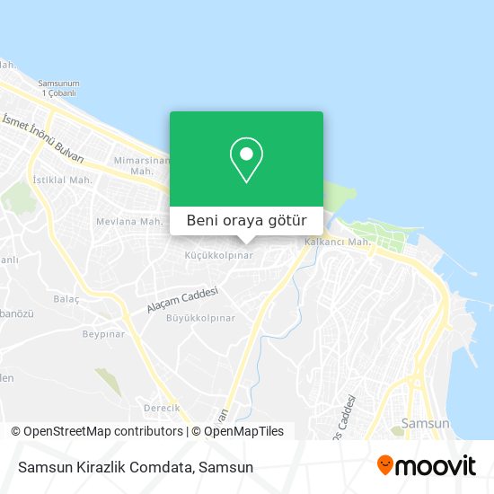Samsun Kirazlik Comdata harita