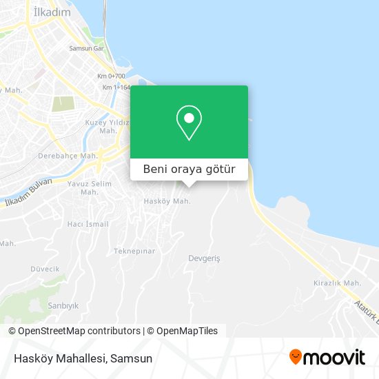 Hasköy Mahallesi harita