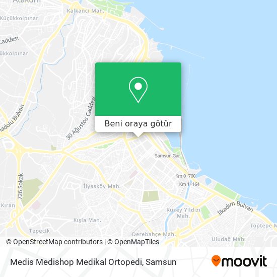 Medis Medishop Medikal Ortopedi harita