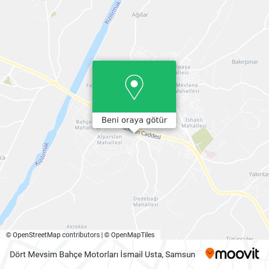 Dört Mevsim Bahçe Motorları İsmail Usta harita