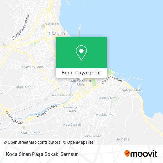 Koca Sinan Paşa Sokak harita