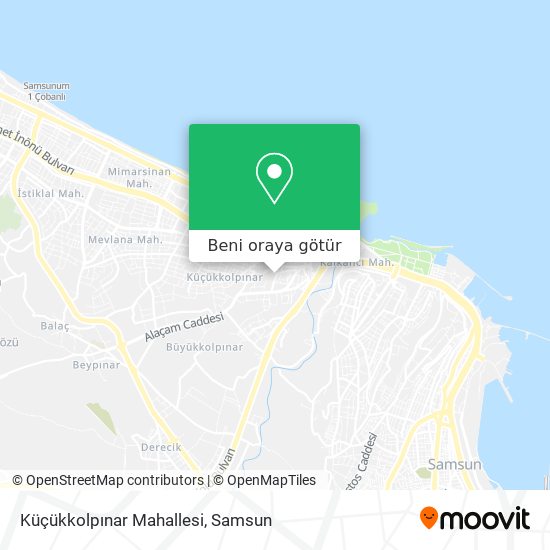 Küçükkolpınar Mahallesi harita