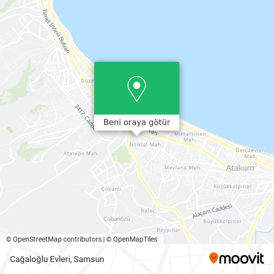 Cağaloğlu Evleri harita