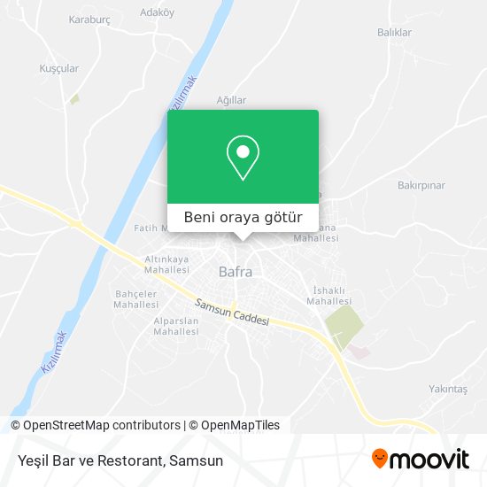Yeşil Bar ve Restorant harita