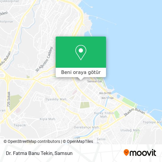 Dr. Fatma Banu Tekin harita