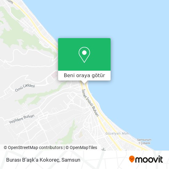 Burası B'aşk'a Kokoreç harita