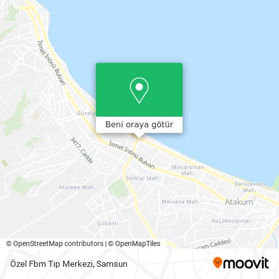 Özel Fbm Tıp Merkezi harita