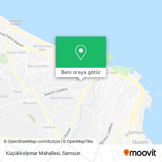 Küçükkolpınar Mahallesi harita
