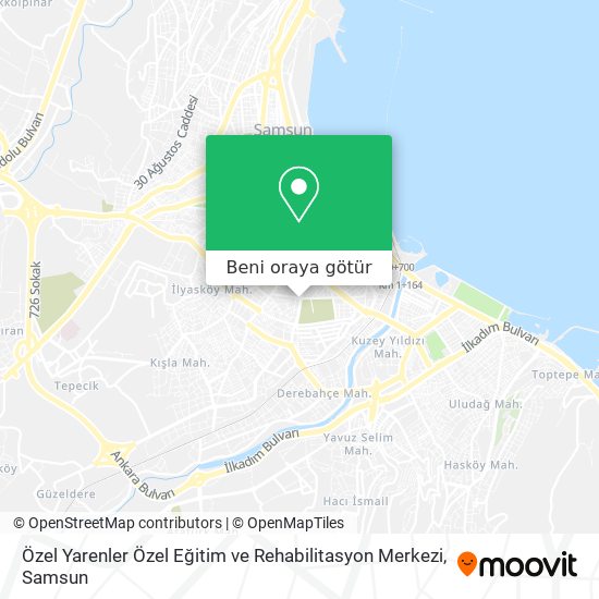 Özel Yarenler Özel Eğitim ve Rehabilitasyon Merkezi harita