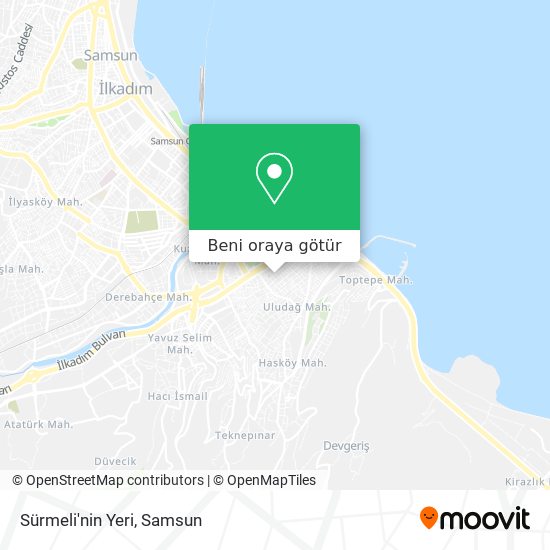 Sürmeli'nin Yeri harita