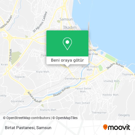 Birtat Pastanesi harita