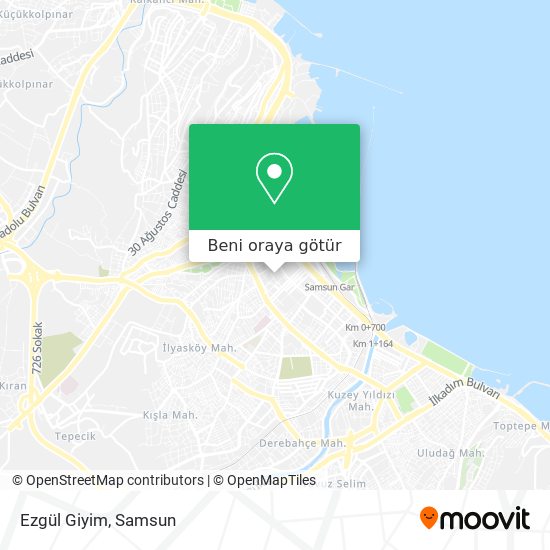 Ezgül Giyim harita
