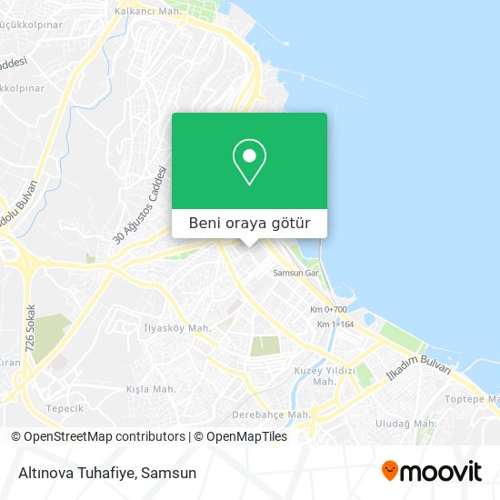 Altınova Tuhafiye harita