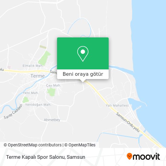 Terme Kapalı Spor Salonu harita