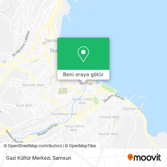 Gazi Kültür Merkezi harita