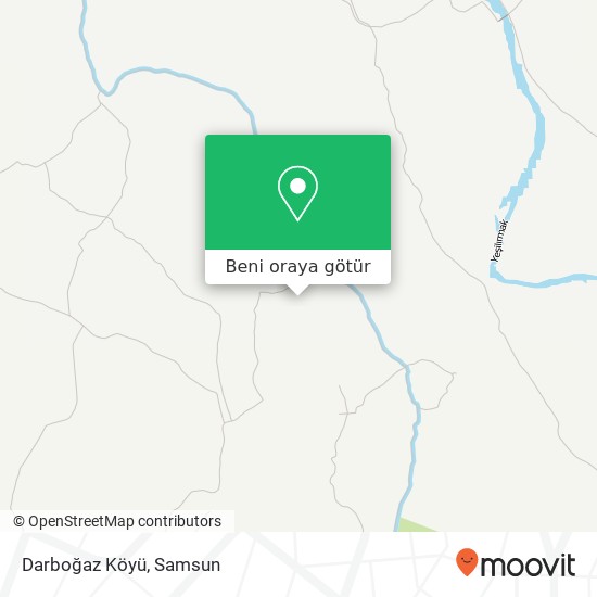 Darboğaz Köyü harita