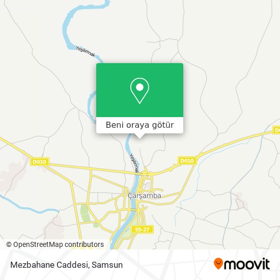 Mezbahane Caddesi harita