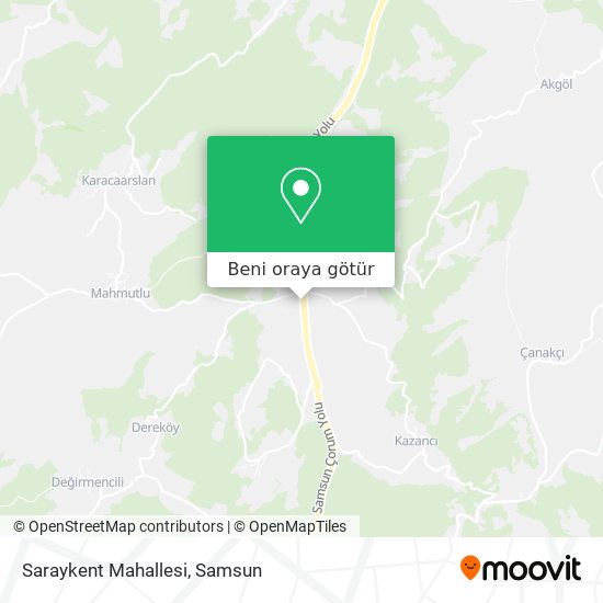Saraykent Mahallesi harita