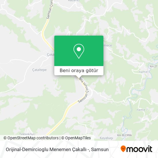 Orijinal-Demircioglu Menemen Çakallı - harita