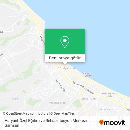 Varyant Özel Eğitim ve Rehabilitasyon Merkezi harita