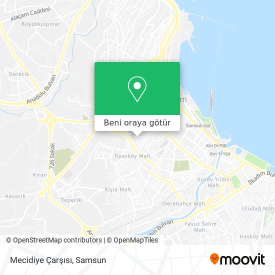 Mecidiye Çarşısı harita