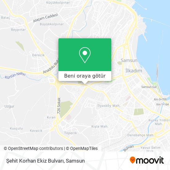 Şehit Korhan Ekiz Bulvarı harita