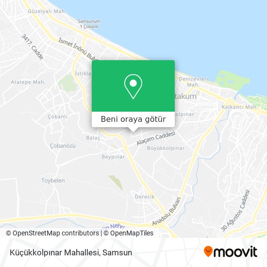 Küçükkolpınar Mahallesi harita