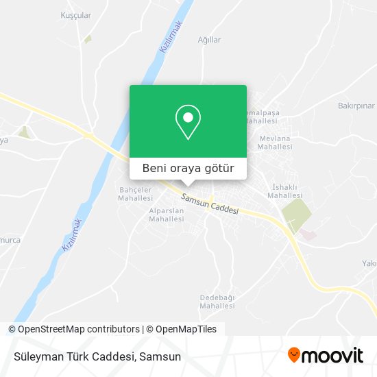 Süleyman Türk Caddesi harita