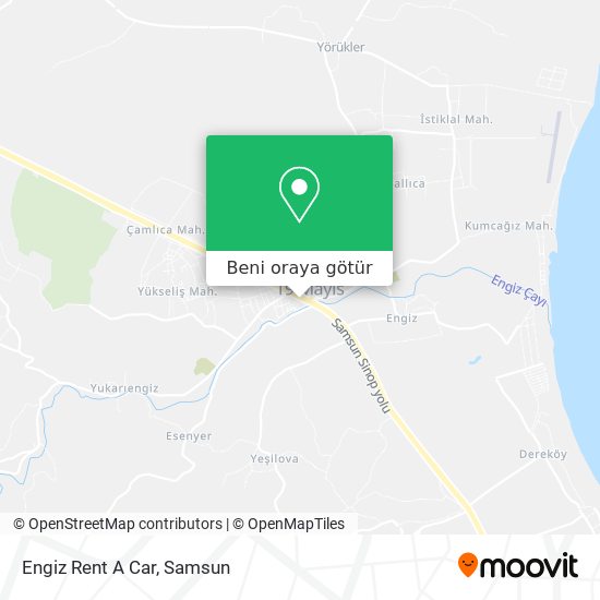 Engiz Rent A Car harita