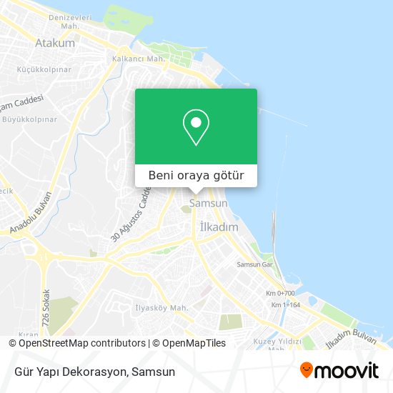 Gür Yapı Dekorasyon harita