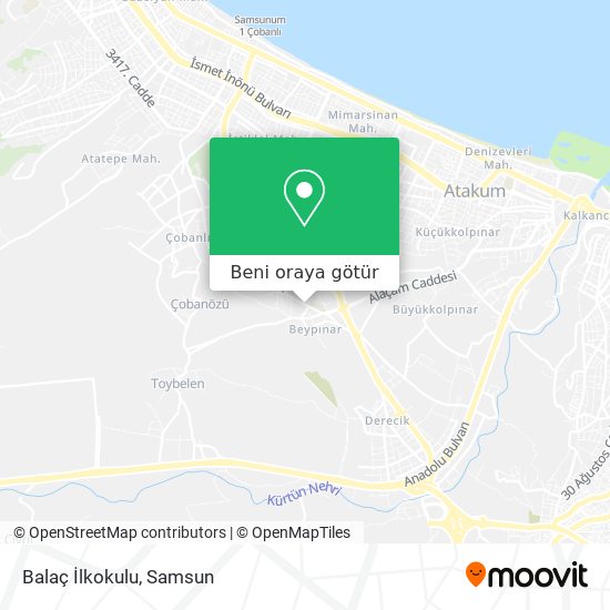 Balaç İlkokulu harita
