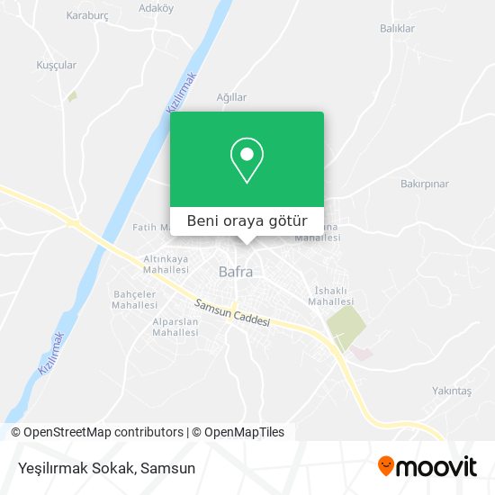 Yeşilırmak Sokak harita