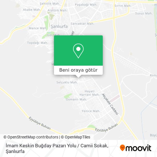 İmam Keskin Buğday Pazarı Yolu / Camii Sokak harita