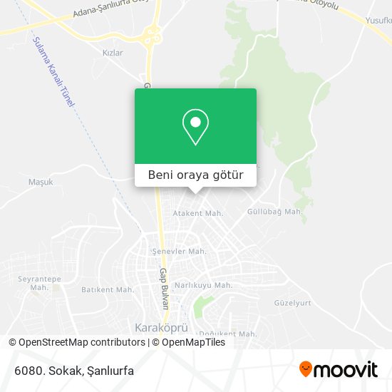 6080. Sokak harita