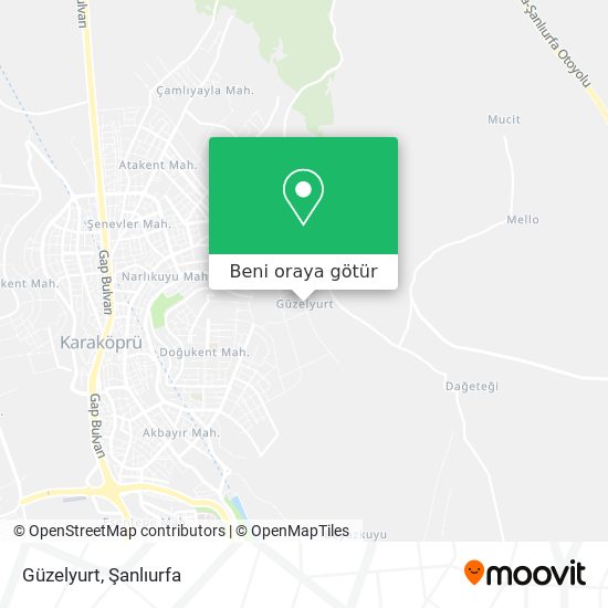 Güzelyurt harita
