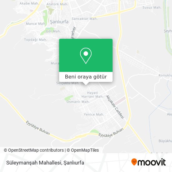 Süleymanşah Mahallesi harita