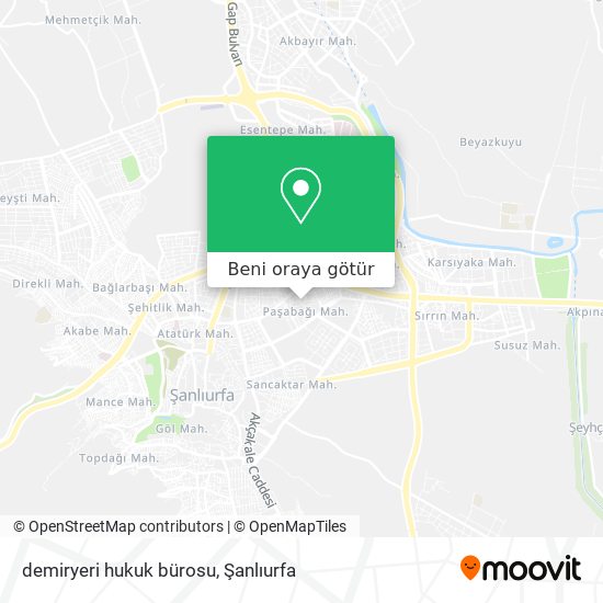 demiryeri hukuk bürosu harita