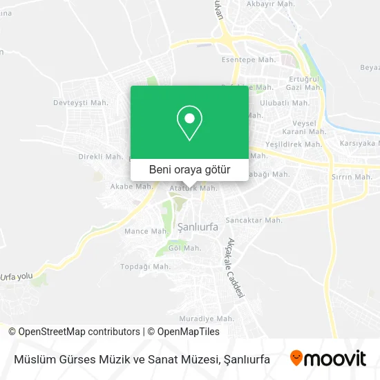 Müslüm Gürses Müzik ve Sanat Müzesi harita