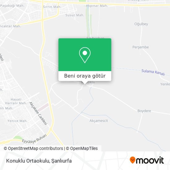 Konuklu Ortaokulu harita