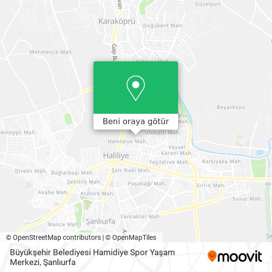 Büyükşehir Belediyesi Hamidiye Spor Yaşam Merkezi harita